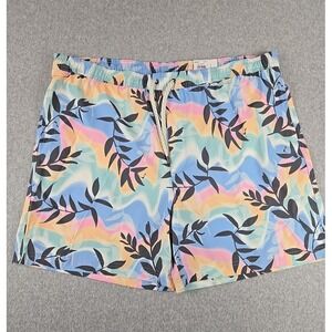 Sonoma Swim Trunk Shorts Mens Size XXL Lined 7" Inseam Swimming Short Floral NWT